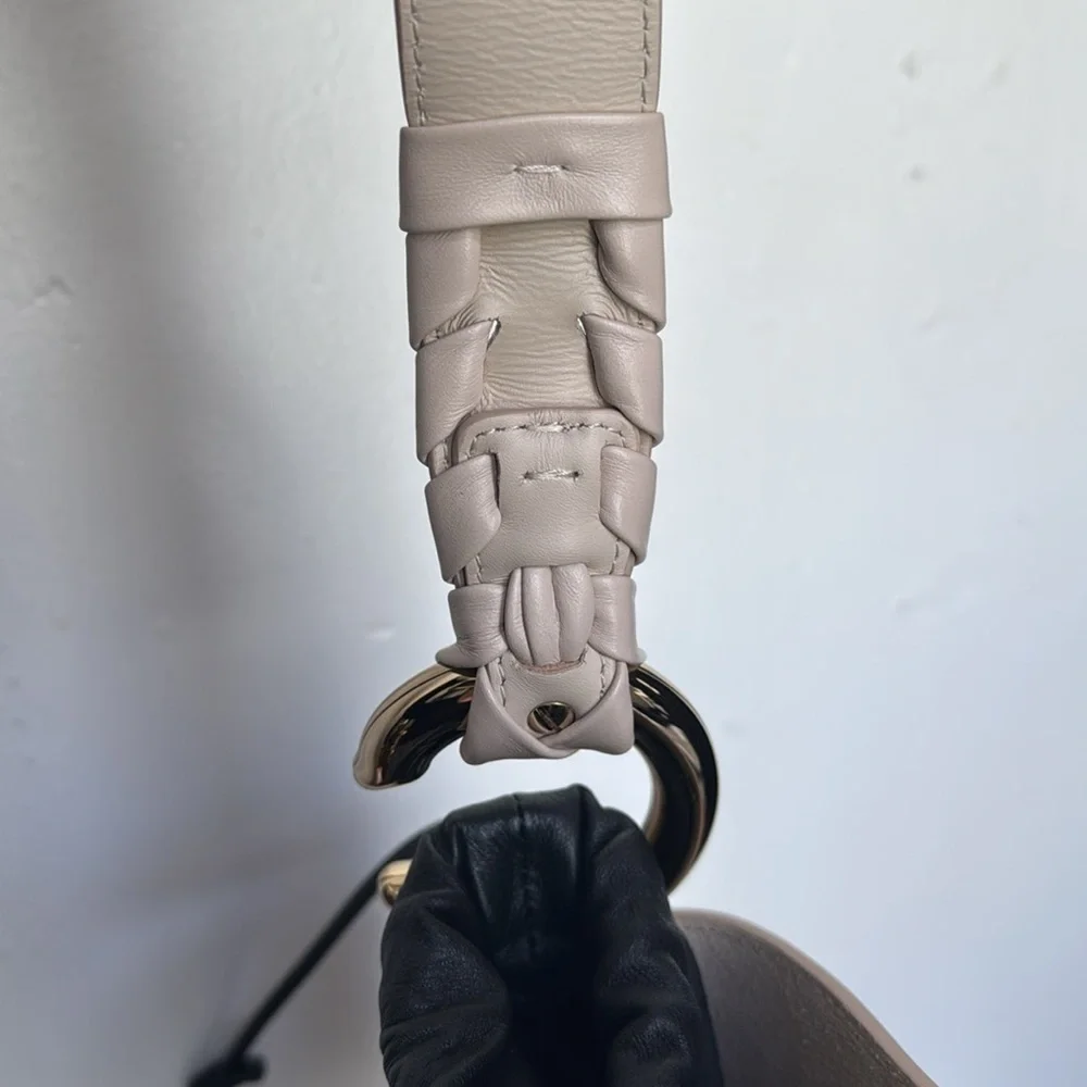 Chloé Mate Small Leather Drawstring Hobo Crossbody Bag NWT